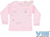 VIB Shirt I love you to the moon and back Roze 3-6 mnd