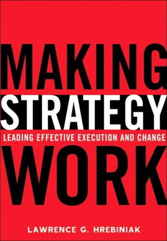 Making Strategy Work - cover