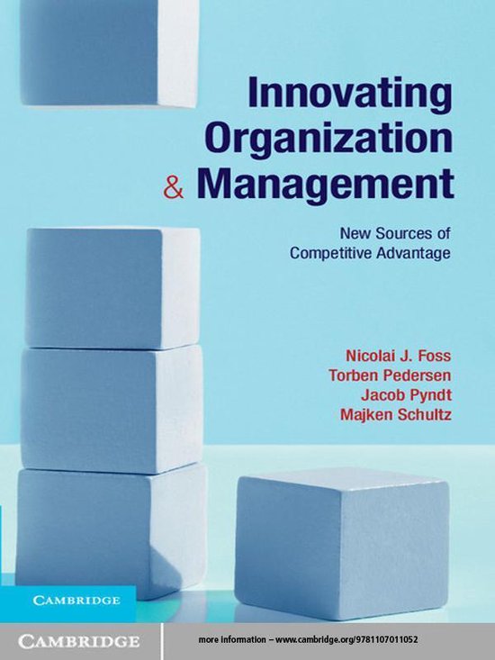 Innovating Organization and Management - cover