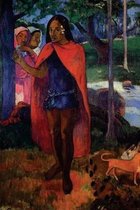 The Sorcerer of Hiva Oa Marquesan Man in the Red Cape  by Paul Gauguin - 1902