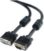 Gembird CC-PPVGAX-10-B 3m VGA (D-Sub) VGA (D-Sub) Zwart VGA kabel
