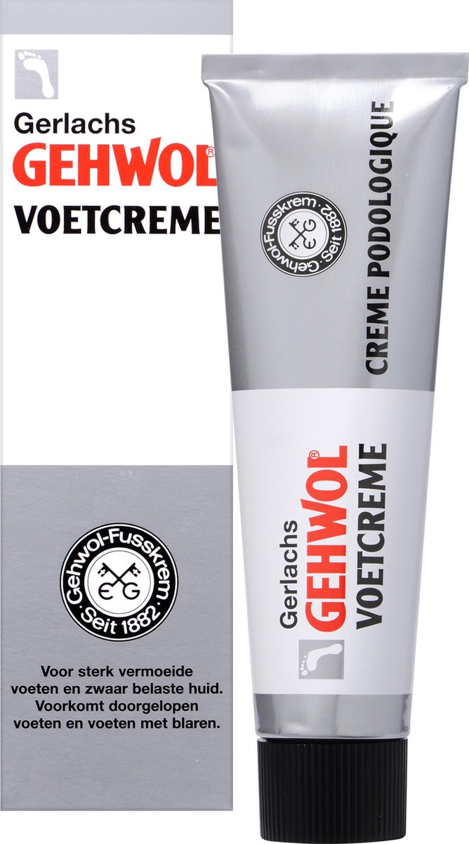 Gehwol Voetcrème - Voetcreme voor droge voeten - Voetverzorging Tube 75ml | bol.com