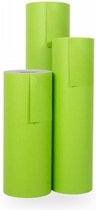 Cadeaupapier Groen - Rol 70cm - 200m - 70gr | Winkelrol / Apparaatrol / Toonbankrol / Geschenkpapier / Kadopapier / Inpakpapier