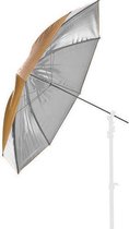 Bresser Paraplu goud/zilver 110cm wisselbaar