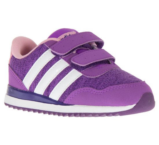 adidas Jogger Sneakers - Maat 23 - Unisex - paars/wit/roze | bol