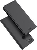 Luxe zwart agenda wallet hoesje Huawei P Smart