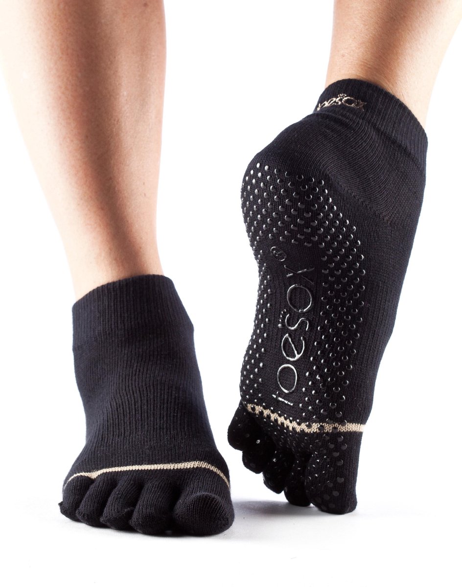 TOESOX™ - Ankle Full Toe Zwart XL