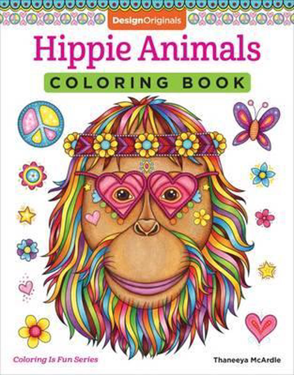 The Trippy Hippie Coloring Book - The Stress Relieving Coloring Book For  Adults