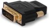 Savio CL-21 tussenstuk voor kabels DVI HDMI Zwart