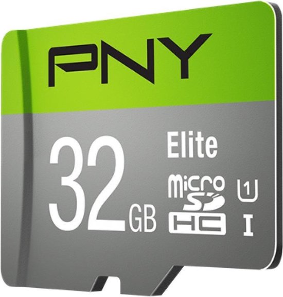 SDHC Geheugenkaart PNY Elite 32 GB Zwart