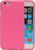 Roze Zand TPU back case cover hoesje voor Apple iPhone 6 / 6s