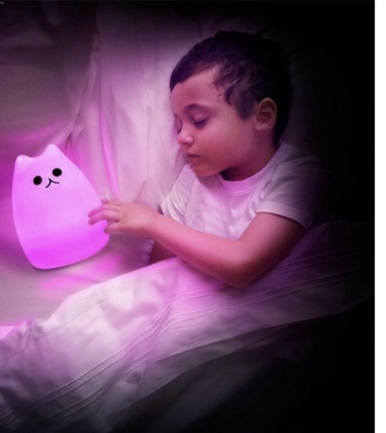Kindernachtlampje - Oplaadbaar - Baby/Kinderkamer - LED Nachtlampje -  Sensor Siliconen... | bol.com