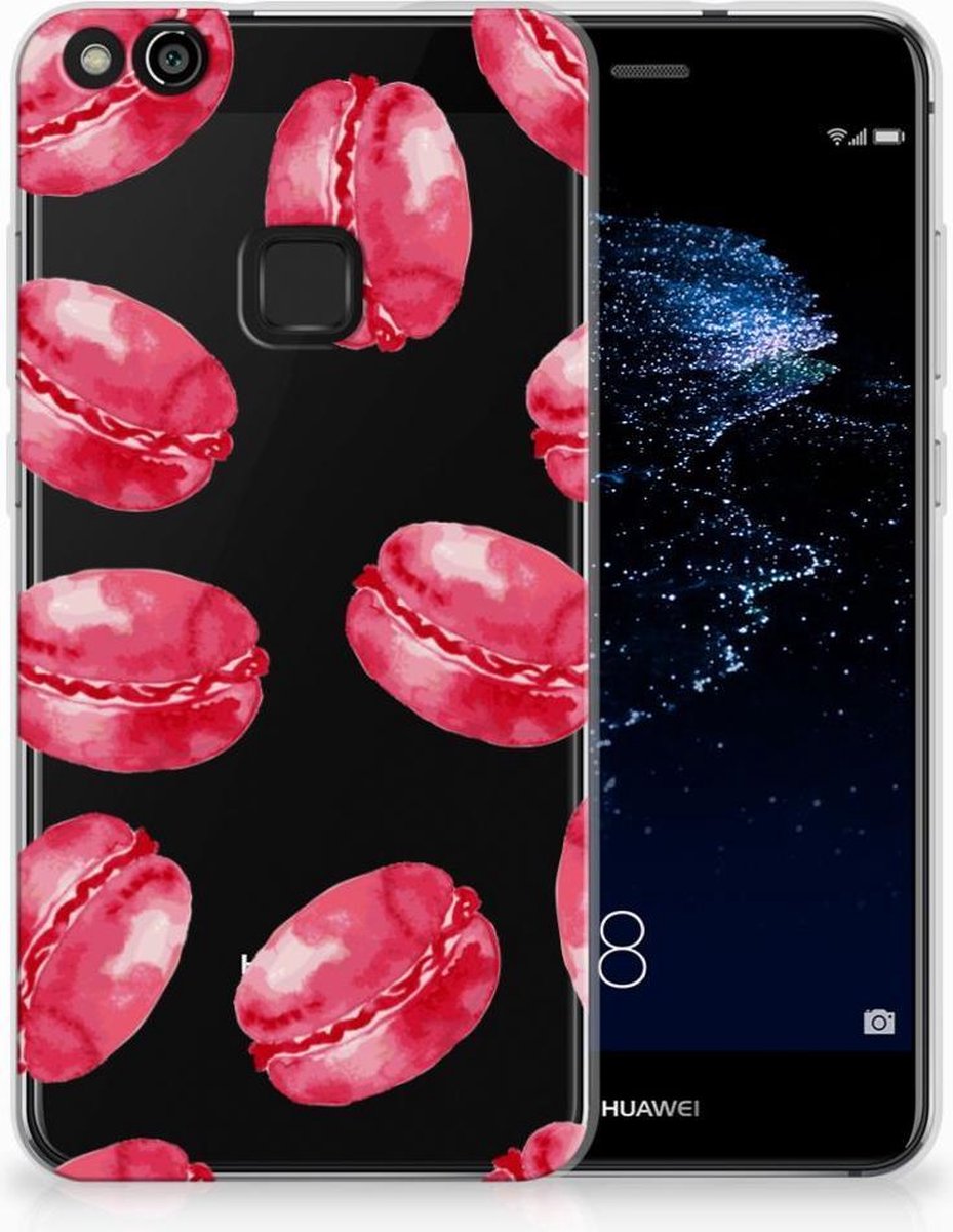 Huawei P10 Lite Siliconen Case Pink Macarons