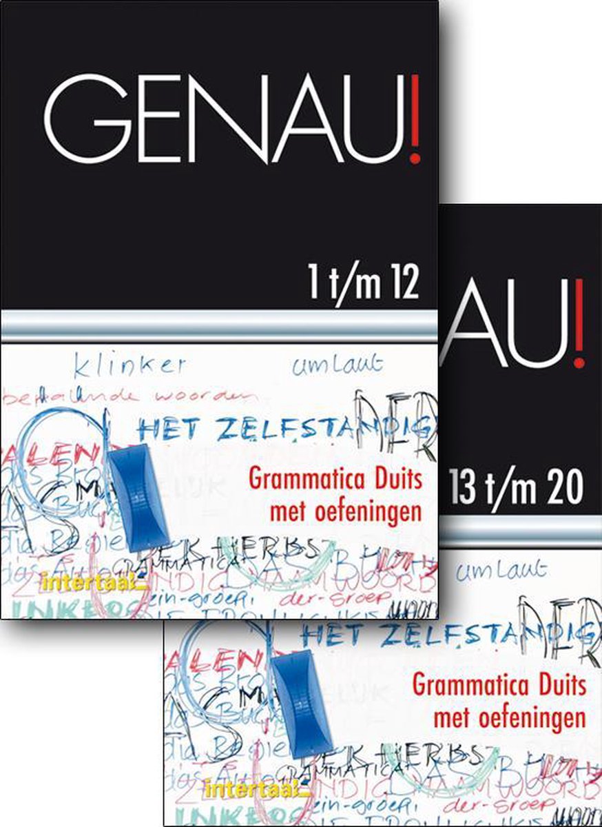 haar Ontwaken haakje Genau! - Grammatica Duits met oefeningen set van 2 boeken | 9789054517276 |  Rachel... | bol.com
