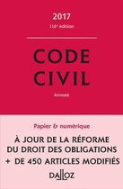 Code civil 2017, annoté