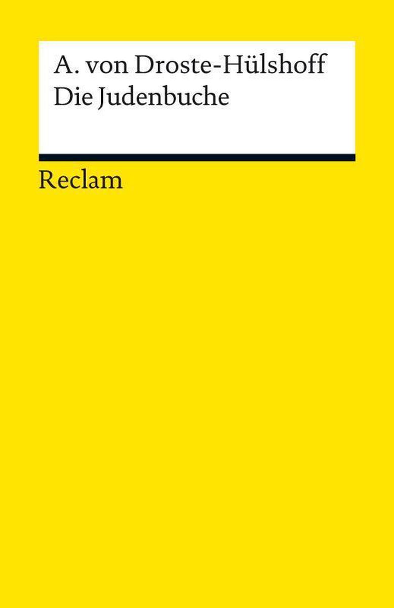 Reclams Universal-Bibliothek - Die Judenbuche op Prijzenvolger.com
