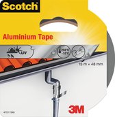 6x Scotch reparatieplakband aluminium, 48mmx15 m, blisterverpakking