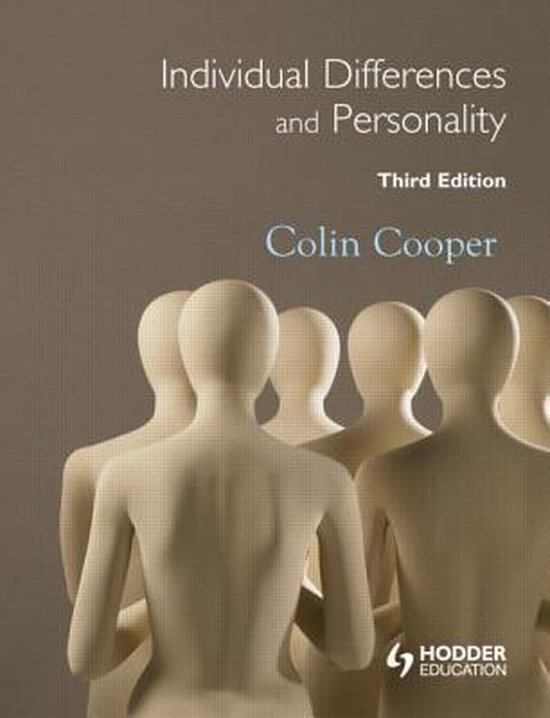 Individual Differences and Personality - cover