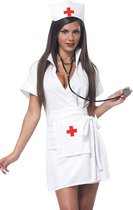 CALIFORNIA COSTUMES - Kort verpleegster kostuum voor vrouwen - S (38/40)