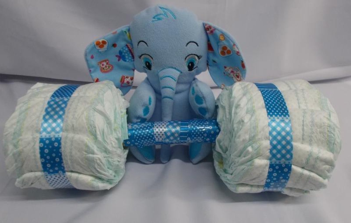 Goedkoopste Gewichtheffer olifant ollie blauw