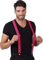 16 stuks: Bretels - neon roze