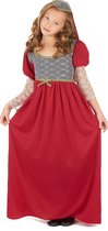 LUCIDA - Middeleeuwse hofprinses outfit voor meisjes - M 122/128 (7-9 jaar)