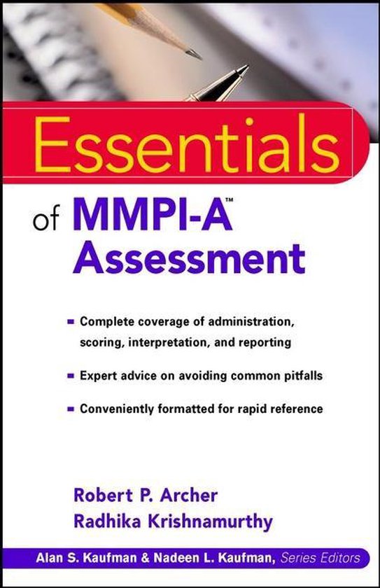 Essentials of MMPI-A Assessment - cover