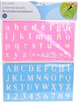 Modèle alphabet / lettre, 2 parties
