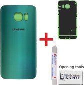 Voor Samsung Galaxy S6 Edge achterkant reparatie set - groen