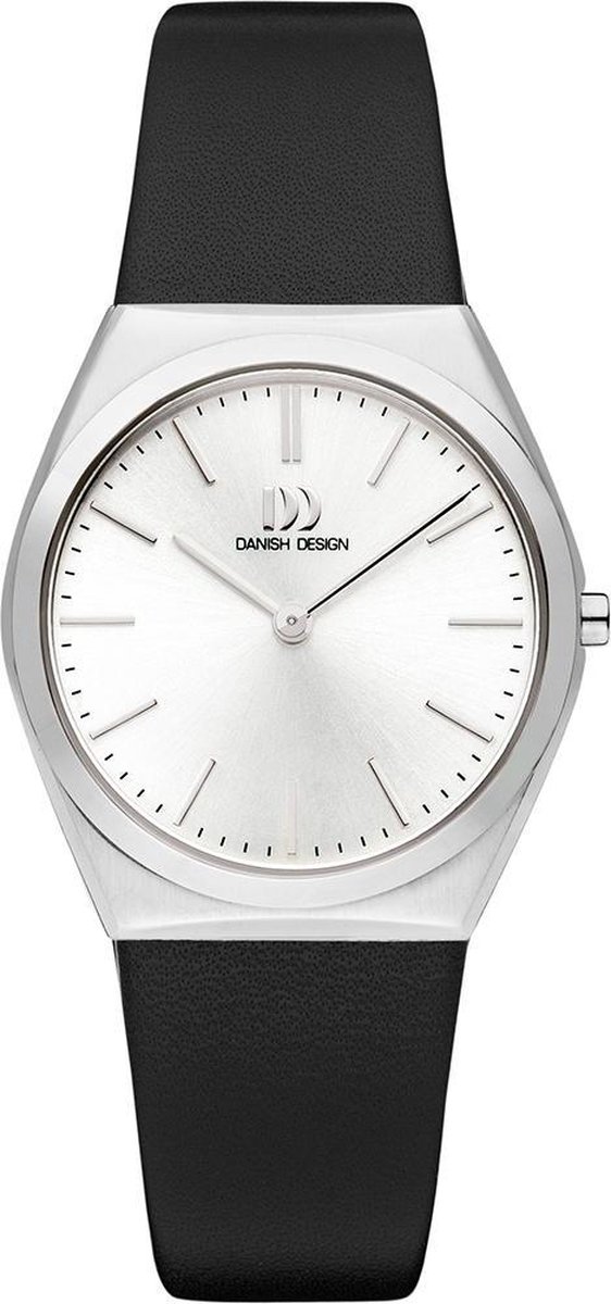 Danish Design IV12Q1236 horloge dames - zwart - edelstaal