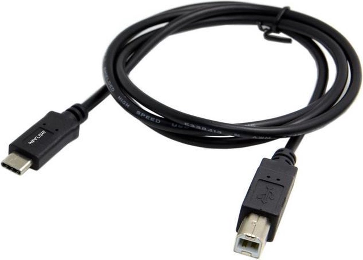 Ninzer USB-C naar USB B Printer Kabel USB 2.0 | 1 meter | bol.com
