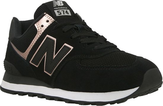 Goedaardig Gemarkeerd Eenheid New Balance 574 Sneakers - Maat 40.5 - Vrouwen - zwart/roze/goud | bol.com