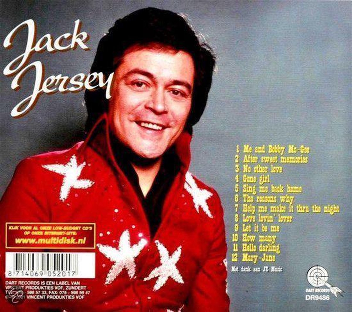 Sings Country, Jack Jersey CD (album) Muziek