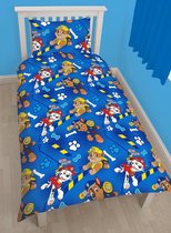 Paw Patrol Rescue - dekbedovertrek - eennpersoons - 135 x 200 cm - blauw