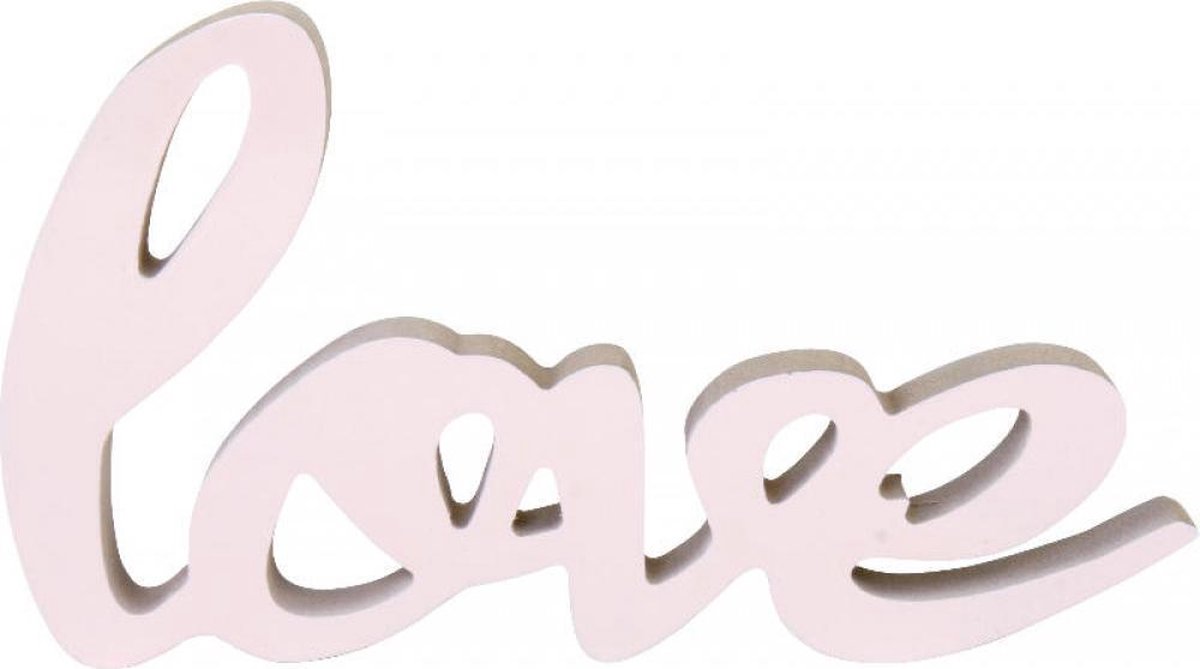 Deco letters roze tekst 'Love' | bol.com