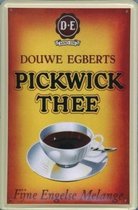 Douwe Egberts reclame Pickwick Thee reclamebord 10x15 cm