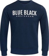 Blue Black Amsterdam Heren Trui Milan 2.0 - Donkerblauw Melange - Maat S |  bol.com