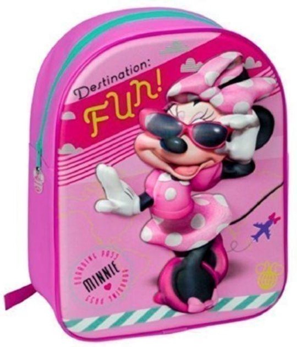 Minnie Mouse 3D rugzak - 32 x 25 cm. - Disney rugtas - roze