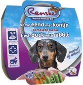 Renske Hond Vers Vlees Maaltijd 100 g - Hondenvoer - Eend&Konijn