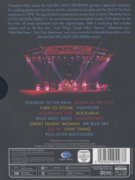 Electric Light Orchestra - Out Of The Blue Live At Wembley - Electric Light Orchestra
