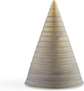 Kähler Design Glazed Cone - 15 cm - Geel/Grijs