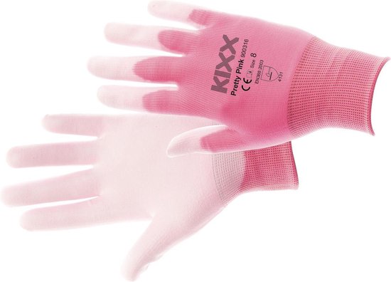 Kixx Tuinhandschoenen - Pretty Pink - Maat 7