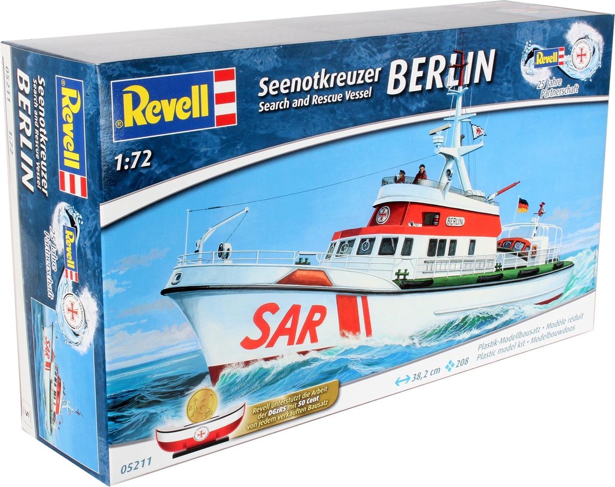 Revell Boot Search & Rescue Vessel BERLIN - Bouwpakket - 1