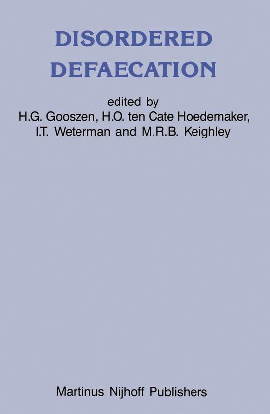 Medicine (R0) - Disordered Defaecation - cover
