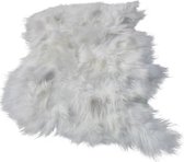 Donja HD-IJslands schapenvacht vloerkleed tapijt wolwit