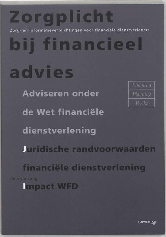 Zorgplicht bij financieel advies - cover