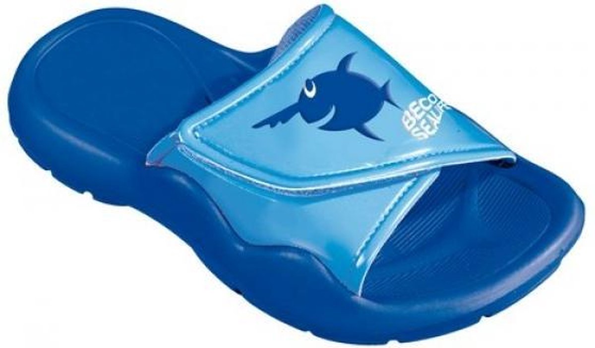 BECO-SEALIFE® - Badslippers voor kinderen - Jongens - Blauw - 29/30