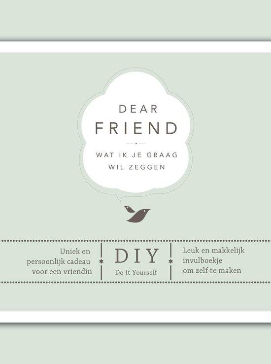 Wat ik je graag wil zeggen - Dear friend