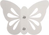 Roommate Butterfly Muurhaak White