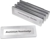 Aluminium naambadge Berlin - 25 stuks